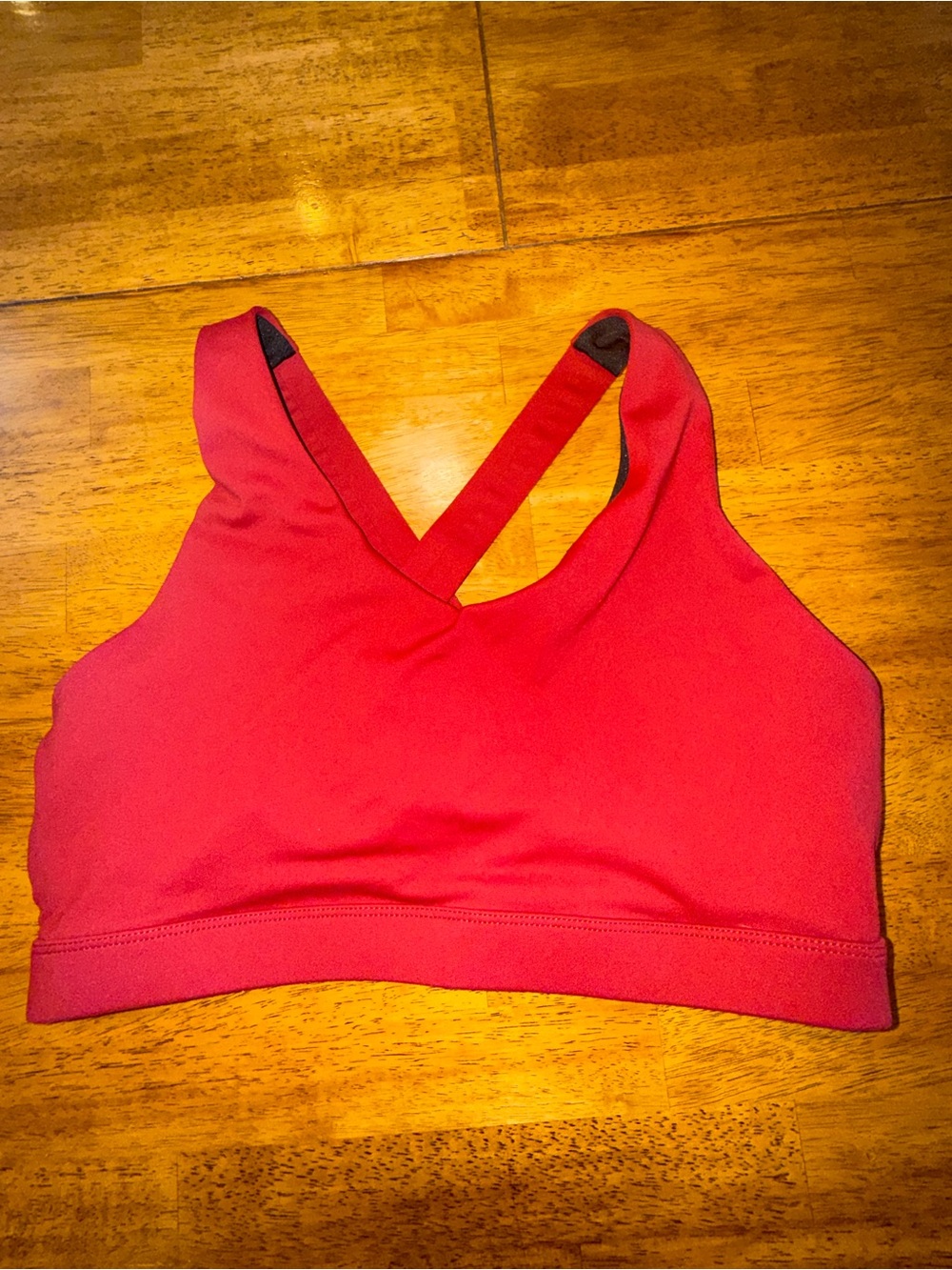Yvette YOGA Maroon Cross-Back Sports Bralette